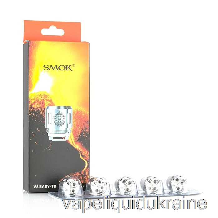 Vape Ukraine SMOK TFV8 Baby Replacement Coils V8 Baby-T8 Octuple Core